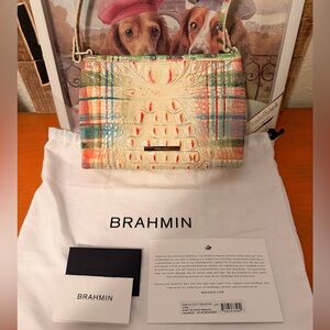 Brahmin Lorelei Sweet Tea Ombré Melbourne Shoulder Bag NWOT